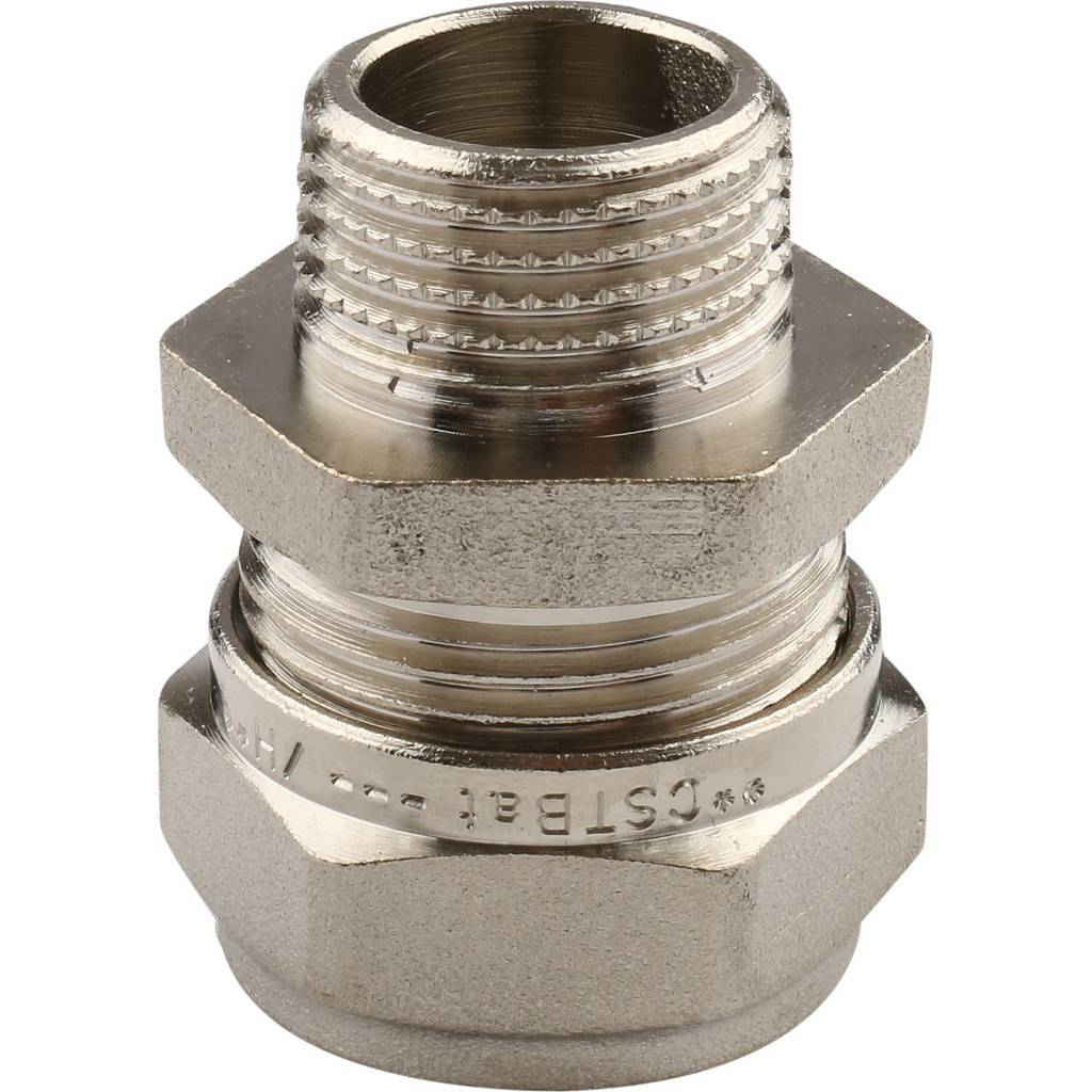 Обжимная муфта НР 20 х 1/2" TIEMME для металлопластиковых труб