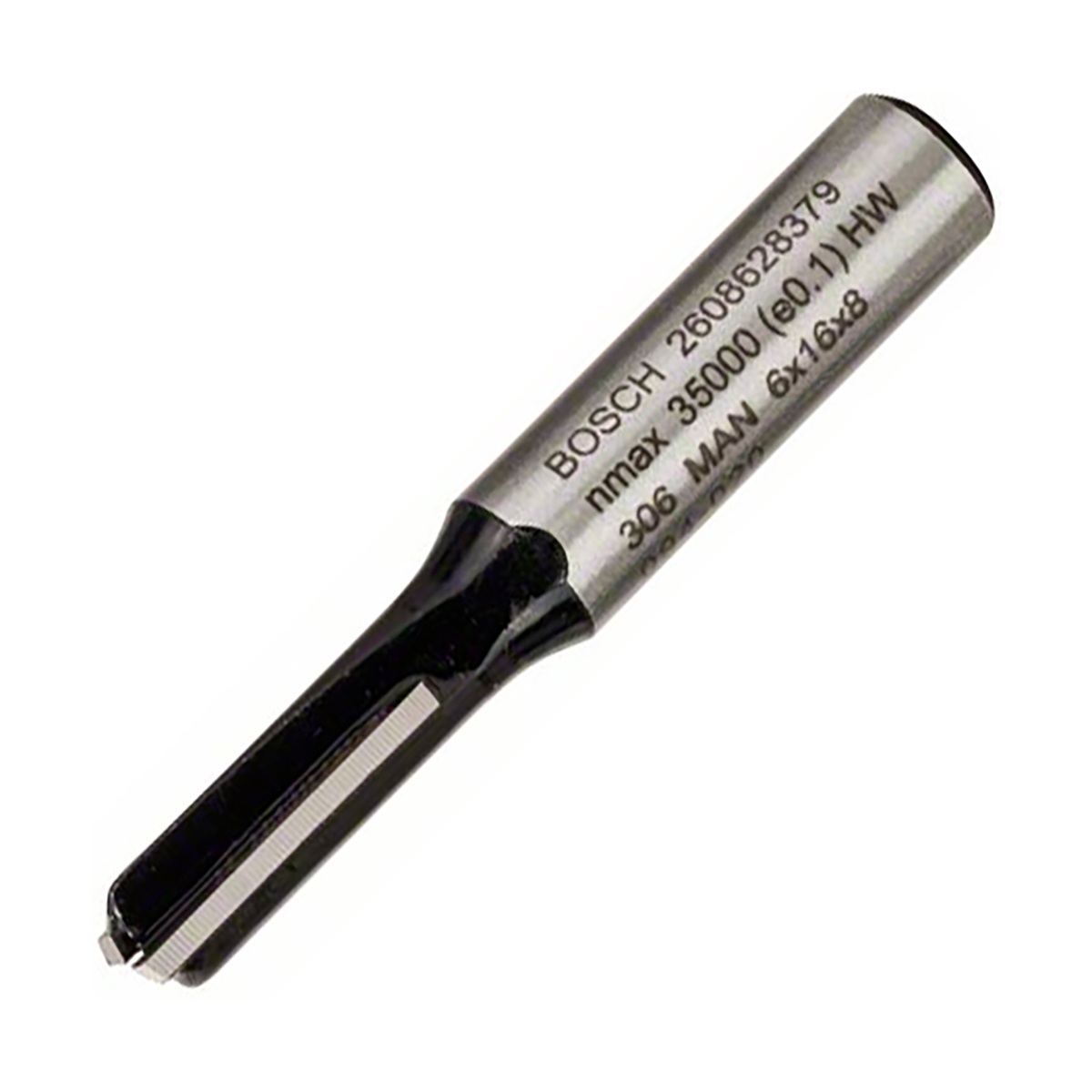 Фреза пазовая прямая "standard for wood"  6 х 16 мм, хвостовик 8 мм (1) "bosch" 2608628379
