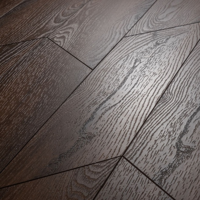 Кварц виниловый ламинат Aquafloor Parquet Glue Chevron AF2560PGCh