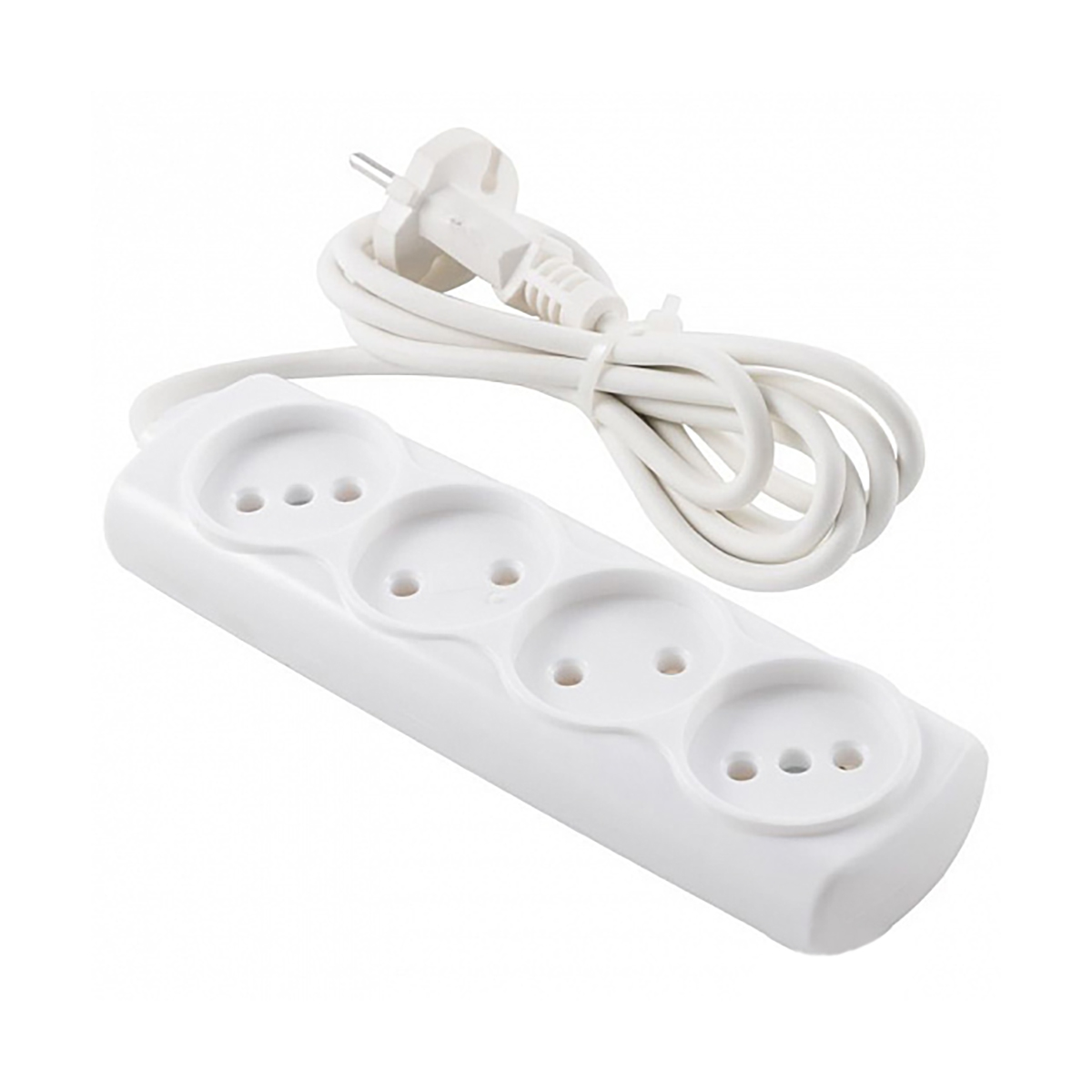 Удлинитель "engy премиум"  1,7 м, 4 розетки (пвс 2 х 0,75) белый (1/45)