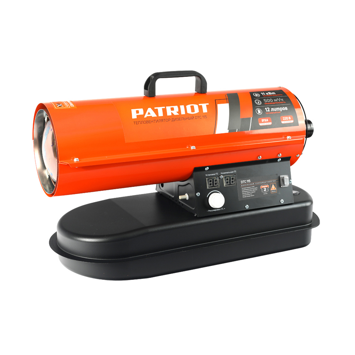 Тепловая пушка дизельная dtc-115  12 квт (1) "patriot" 633703034