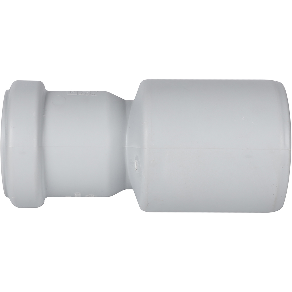 Переход эксцентрик канализационный бесшумный D = 58 x 40 мм STOUT