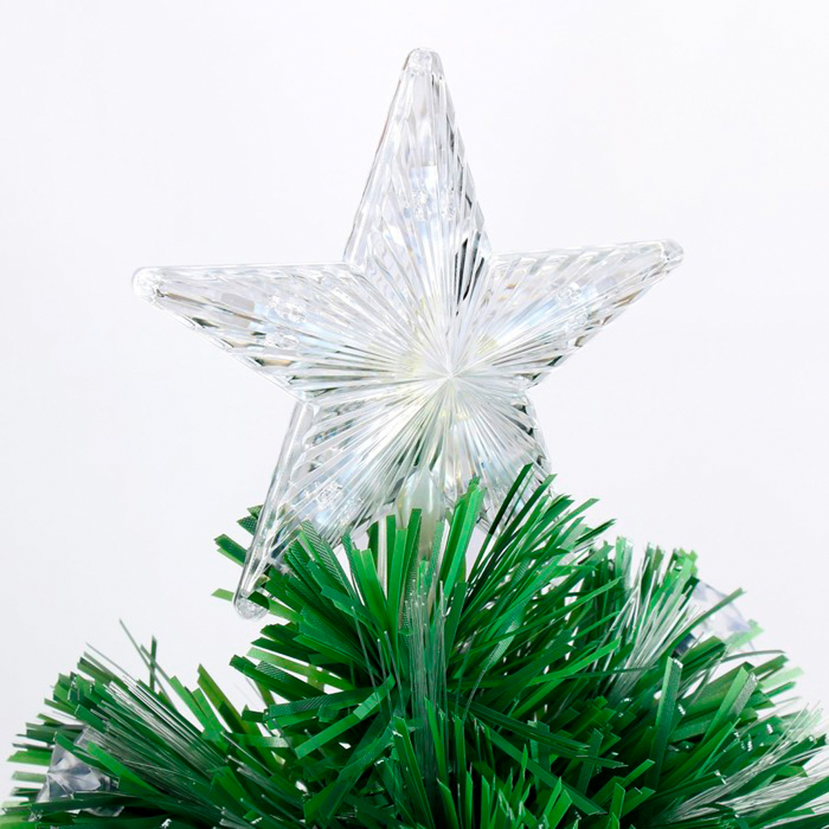 Ель декор. фиброоптич. t797v12-120  120 см, 125 веток (зеленая) "зимнее волшебство" 1108625