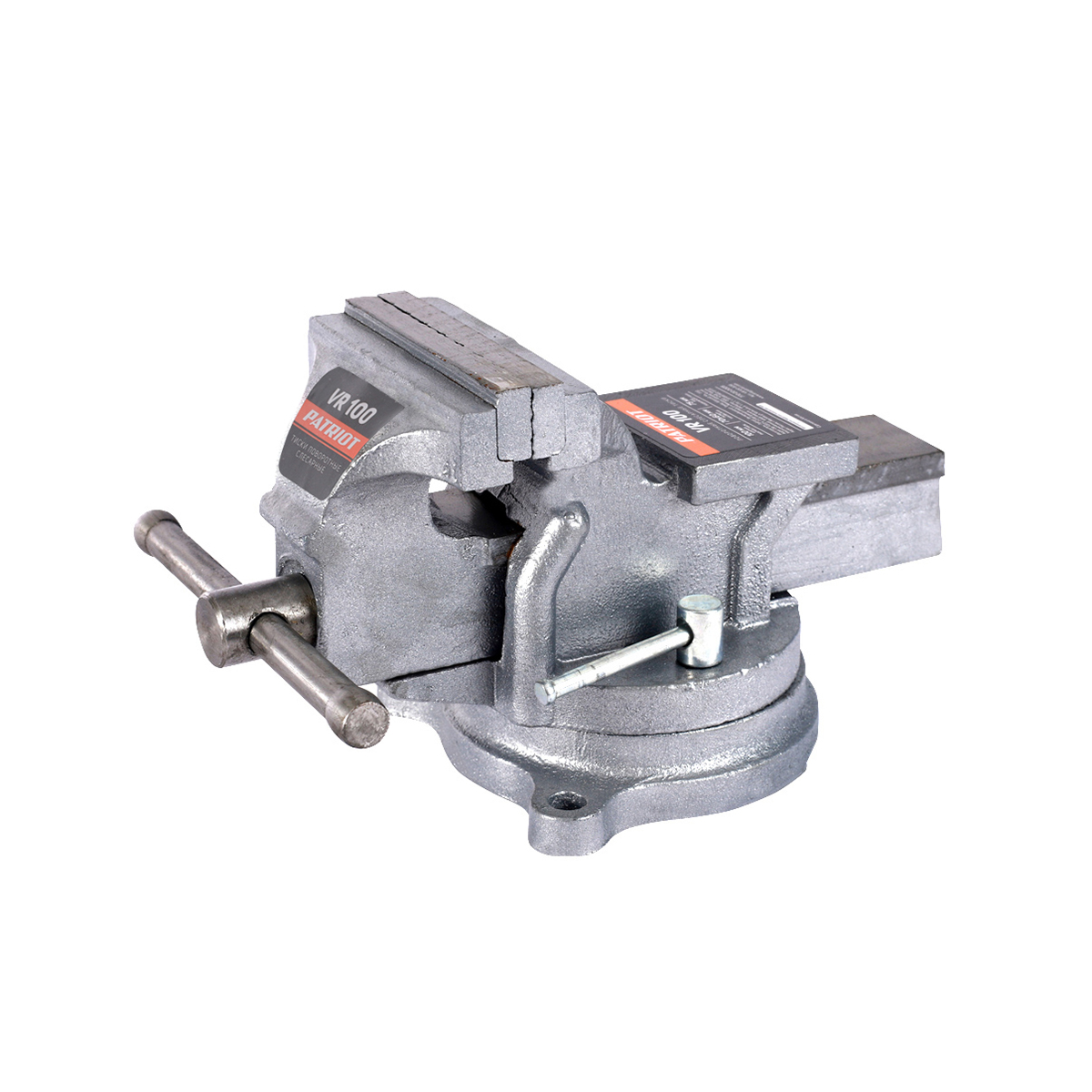 Тиски слесарные поворотные vr 100 (1) "patriot" 770000005
