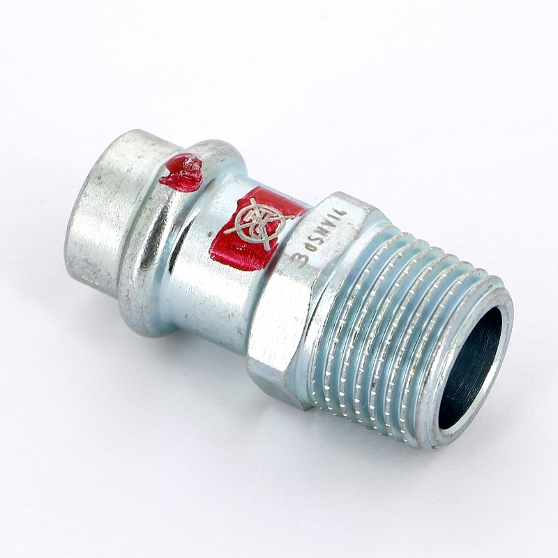 Муфта пресс-Н 15x1/2" оцинкованная сталь Prestabo VIEGA