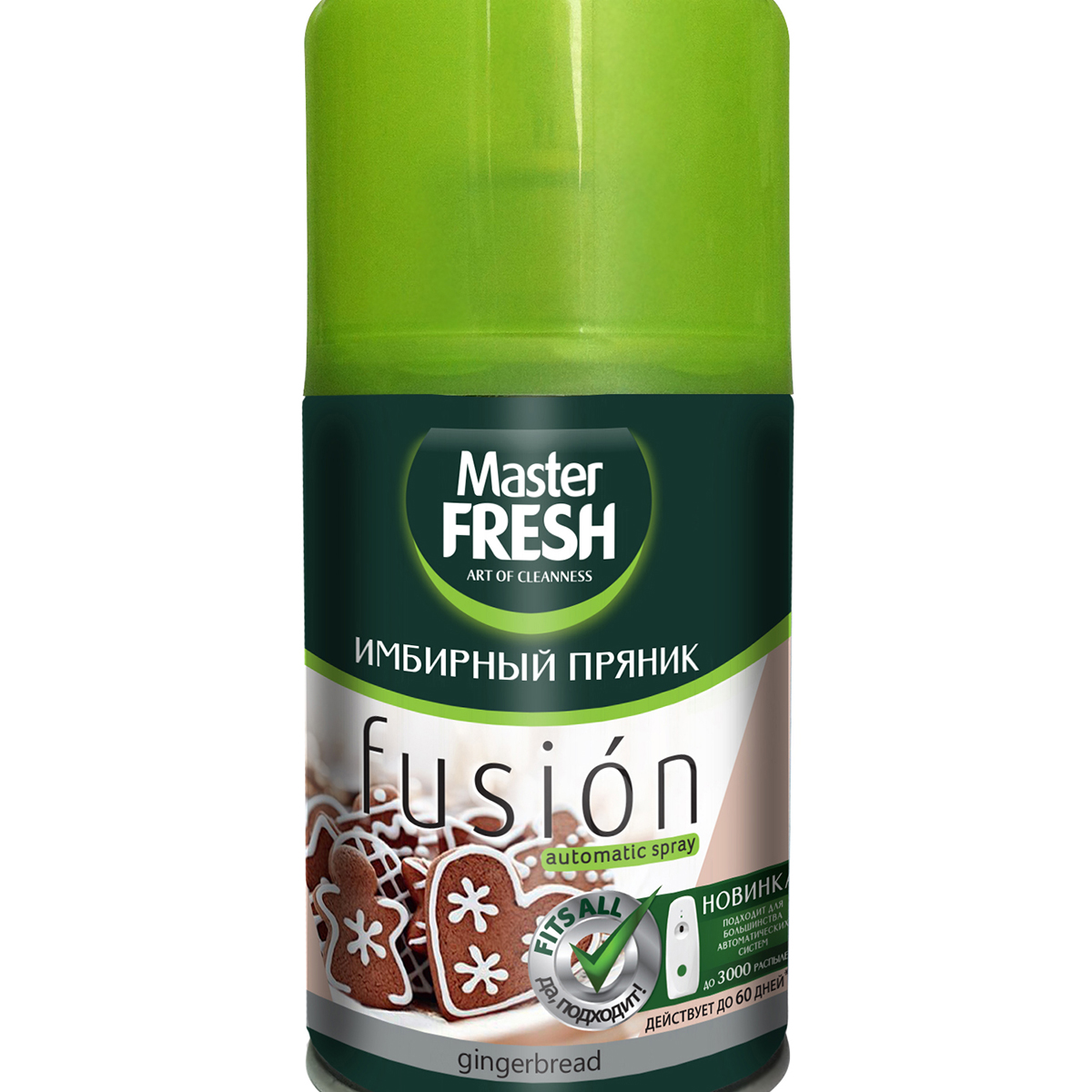 Освежитель воздуха (сменный блок) "имбирный пряник" 250 мл (1/12) "master fresh"