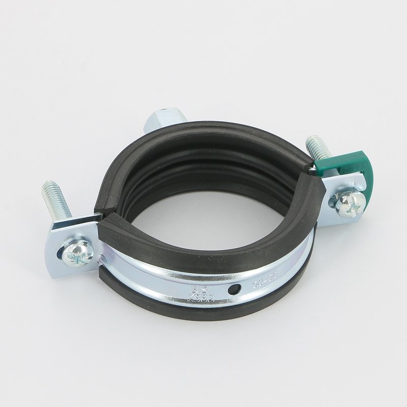 Хомут для труб Walraven KSB2 М8/М10 2" ( ⌀ 50-56 мм) шумопоглощающий, EPDM, быстрый замок