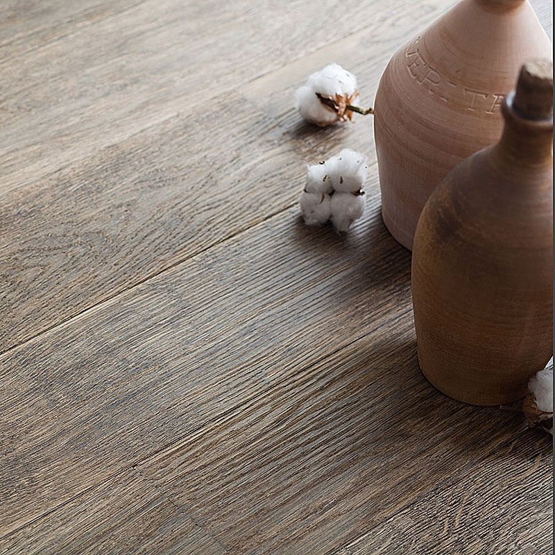 Паркетная доска Upofloor Дуб Гранд Шеби Грей матовый однополосный Oak Grand 138 Shabby Grey 1S