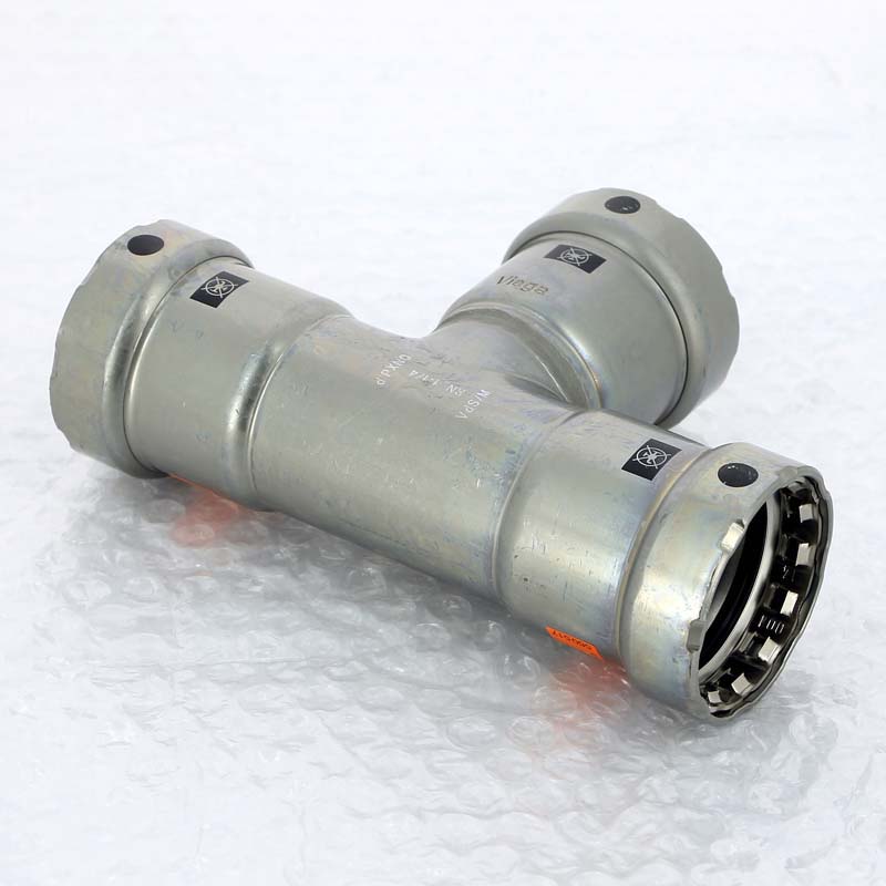 Тройник пресс оцинкованная сталь Megapress VIEGA 1"1/4