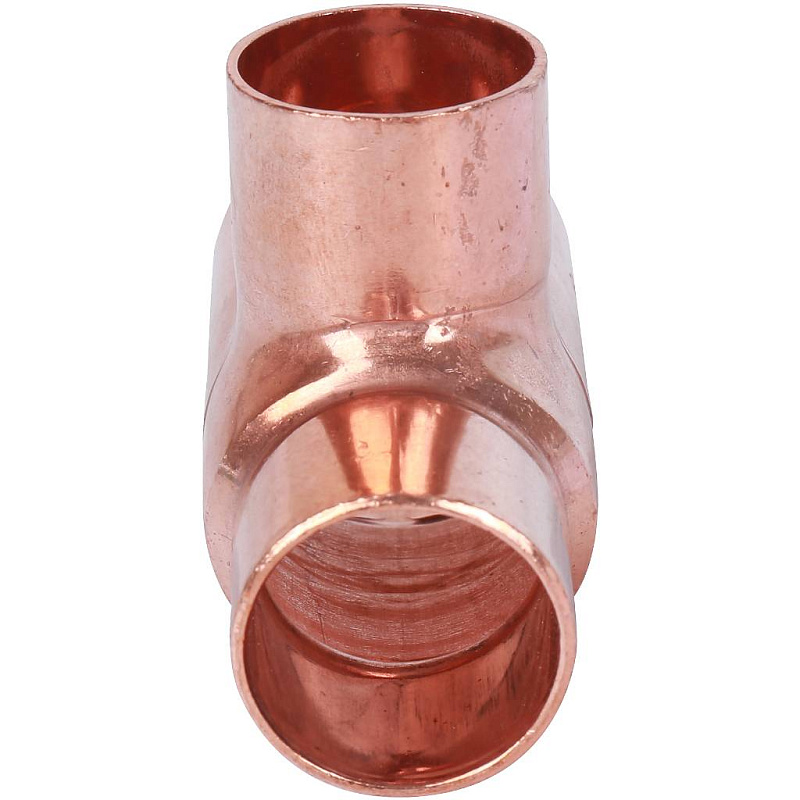 Тройник переходной 28х22х22 мм медный под пайку SANHA 15130282222