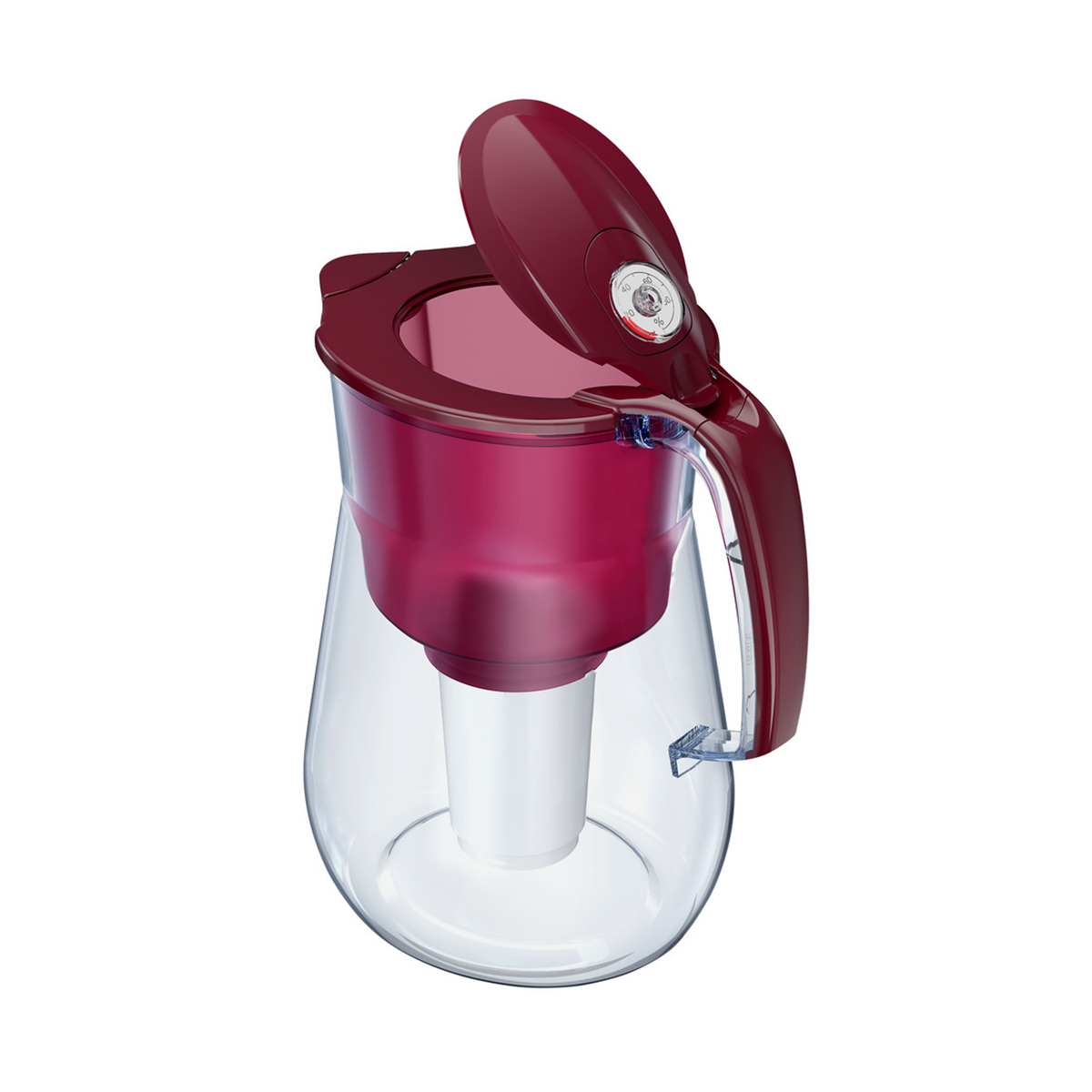 Фильтр-кувшин "прованс" а5 модель р140а5fm  4,2 л (вишневый) (1/6) "аквафор"