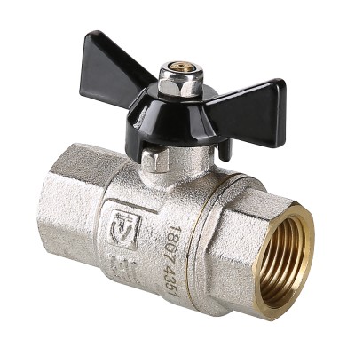 Кран шаровой усиленный VALTEC PERFECT 1/2'' ВВ бабочка VALTEC