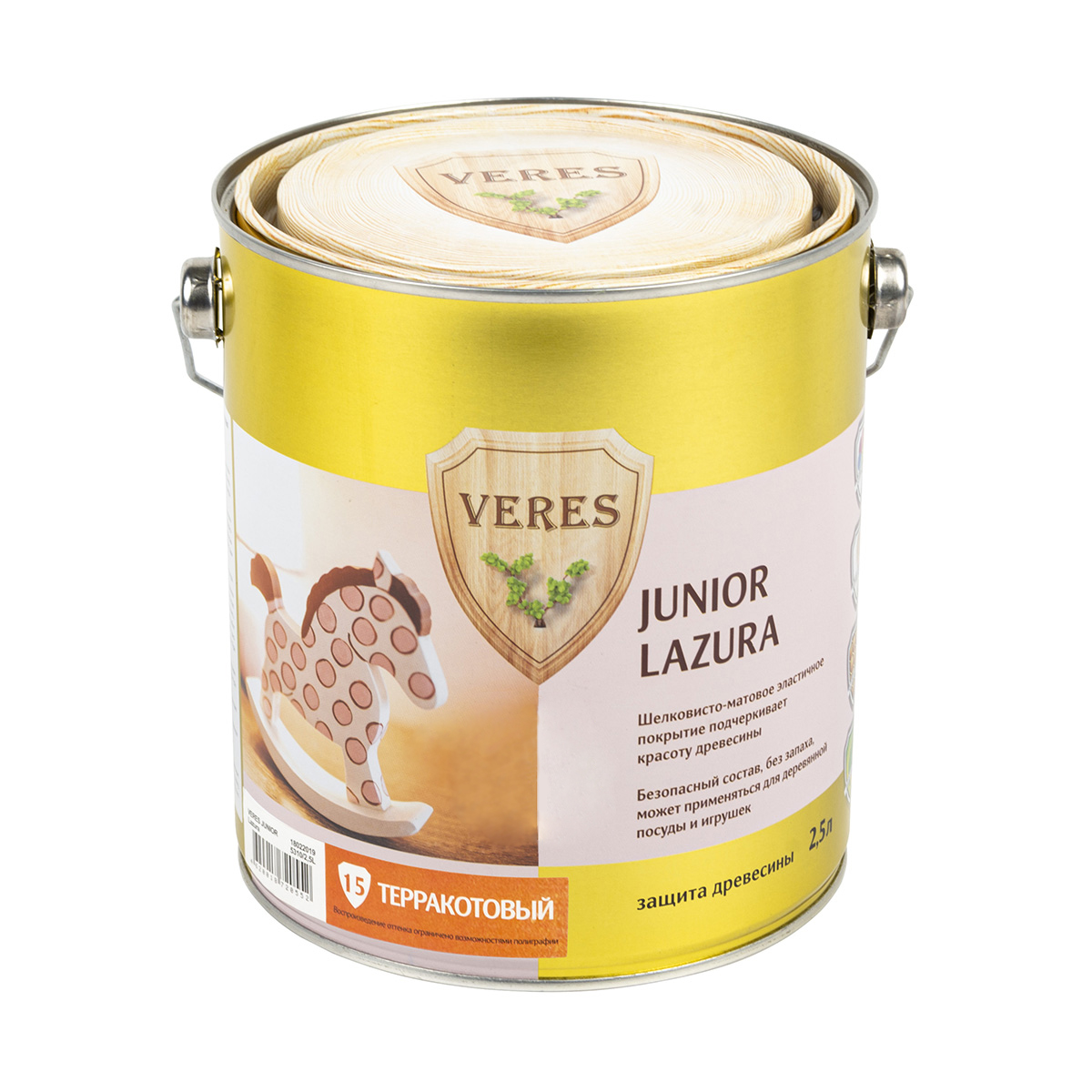 Верес джуниор №15 терракотовый 2,5 л (1/4) "veres"