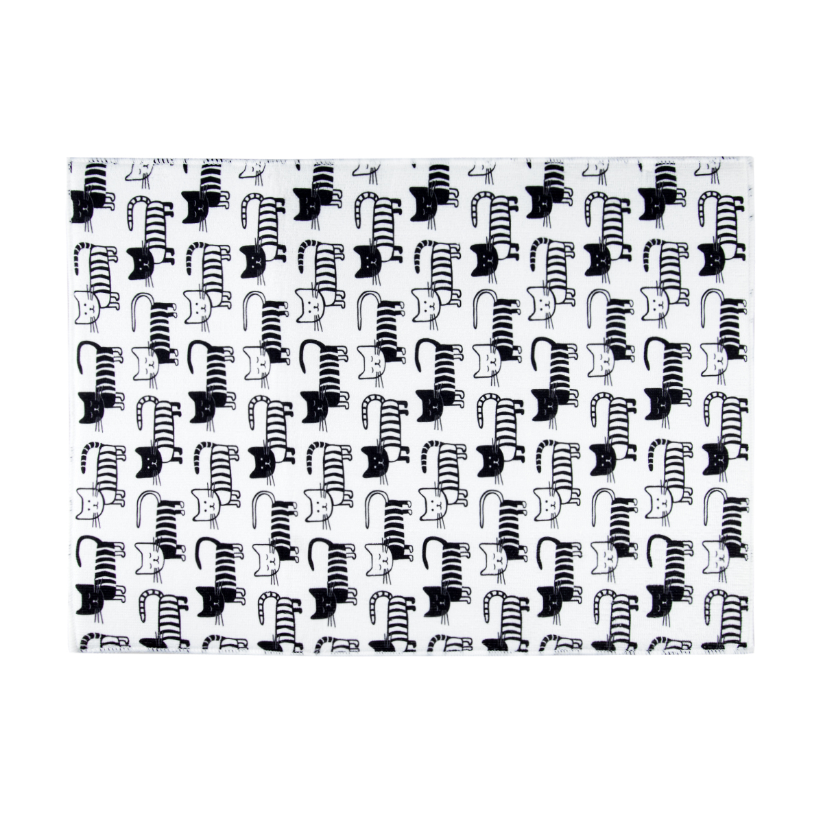 Коврик для сушки посуды "котики" 35*50 см (микрофибра) (1/24) "marmiton" 17333