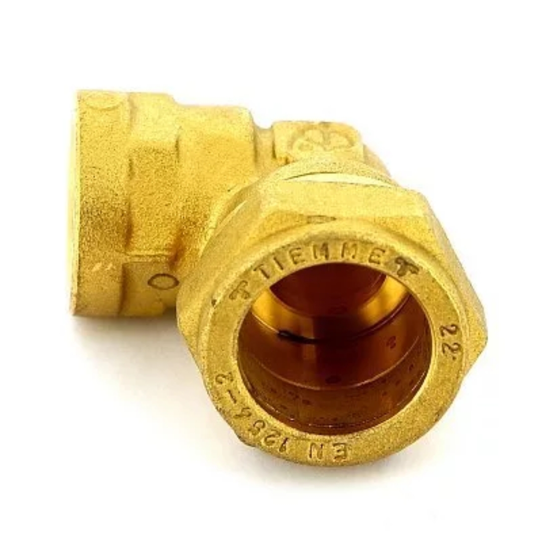 Угол ВР 22 x 1/2" обжим TIEMME