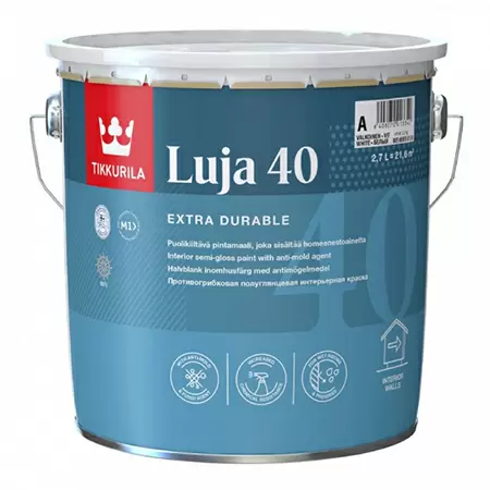 Tikkurila Luja 40 / Тиккурила Луя 40 полуглянцевая краска влагостойкая