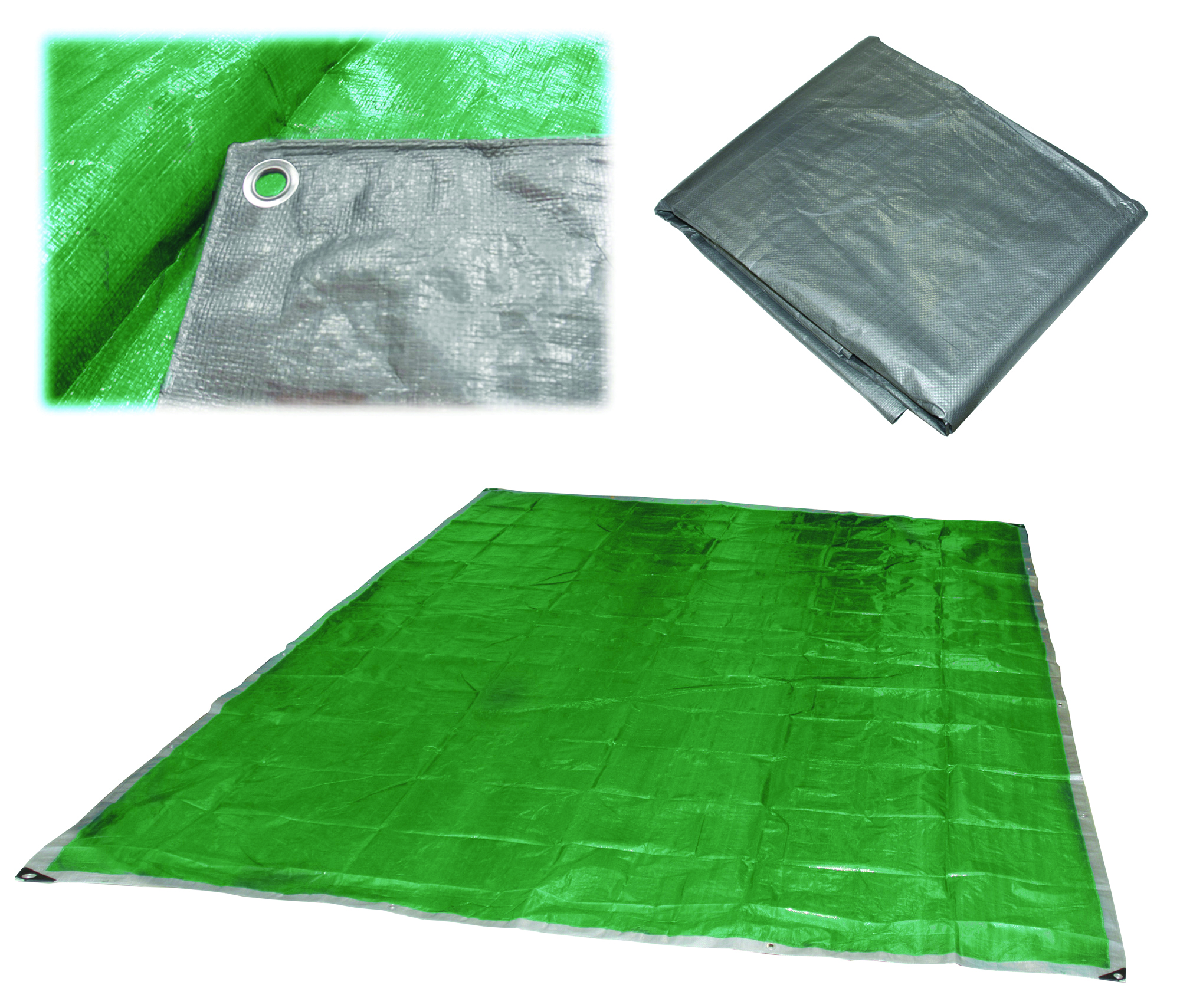 Тент  3*4 м (60 г/м2) универсальный защитный (1/24) "ecos"