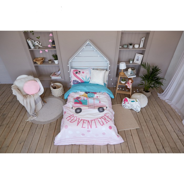 Постельное белье "этель" pink dreams 1,5 сп. (бязь) (1/7) 4702802