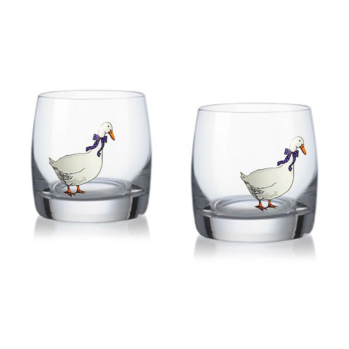 Стопка "ideal" гуси 60 мл (набор 6 шт.) (1/8) "crystalex" 25015/oa727/60