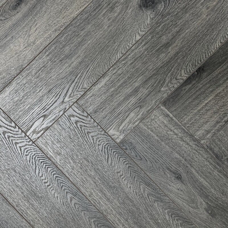 Ламинат Kronotex Herringbone V4 10 D4167AB Дуб Престиж серый