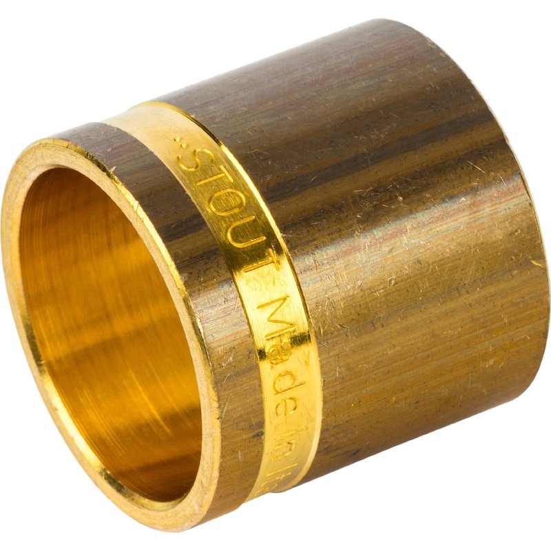 Монтажная гильза 25 мм аксиальная для труб PE-X STOUT