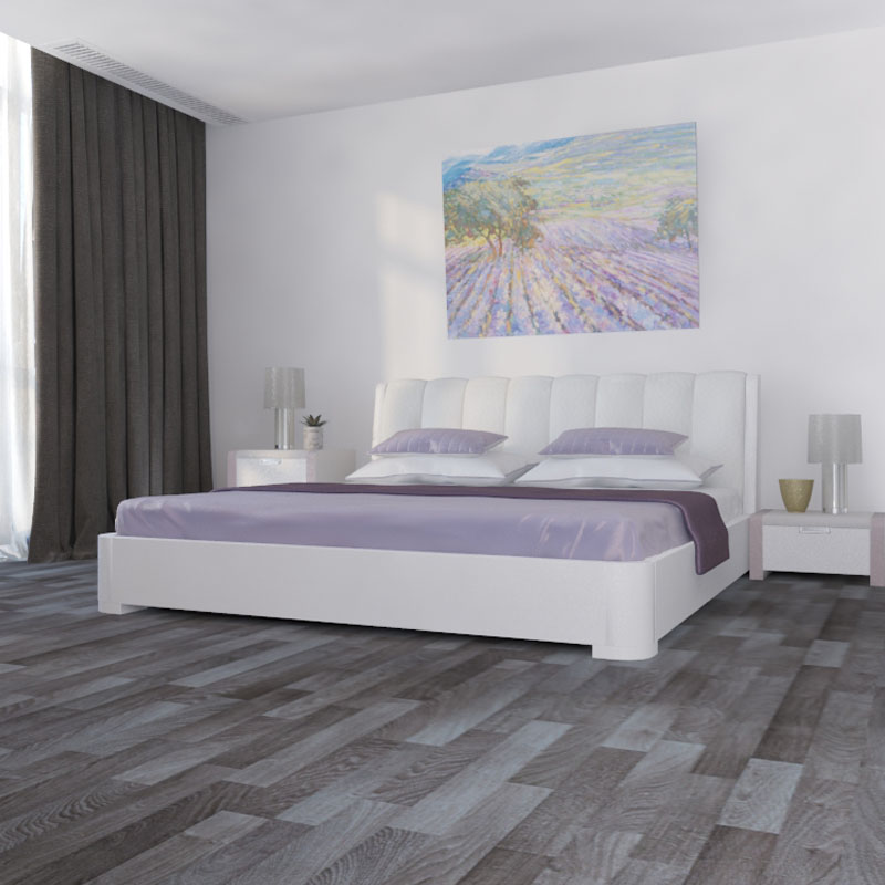 Паркетная доска Karelia Дуб Променад Грей белое масло трехполосный Oak Promenade Grey 3S