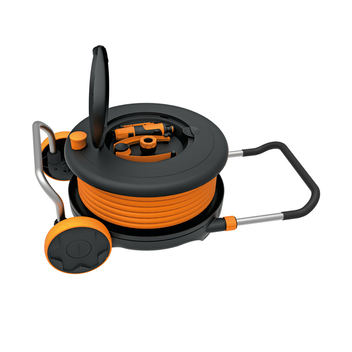 Катушка со шлангом 1/2" 20 м и набором аксессуаров (1) "fiskars" 1023643