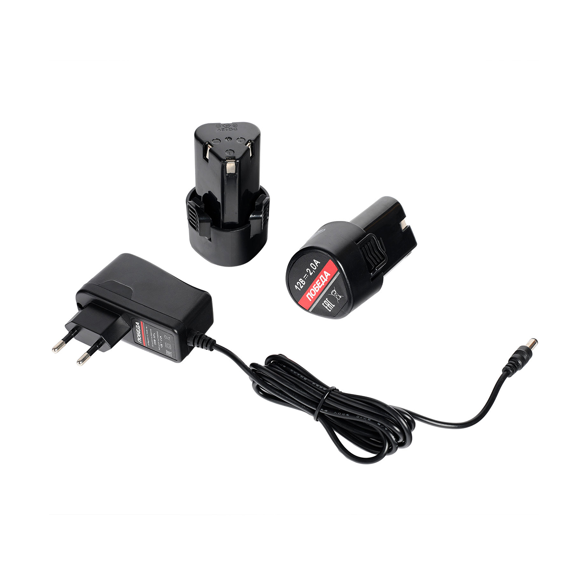 Дрель-шуруповерт аккум. да-12п/2 ли (кейс) (1/10) "победа" 180201637