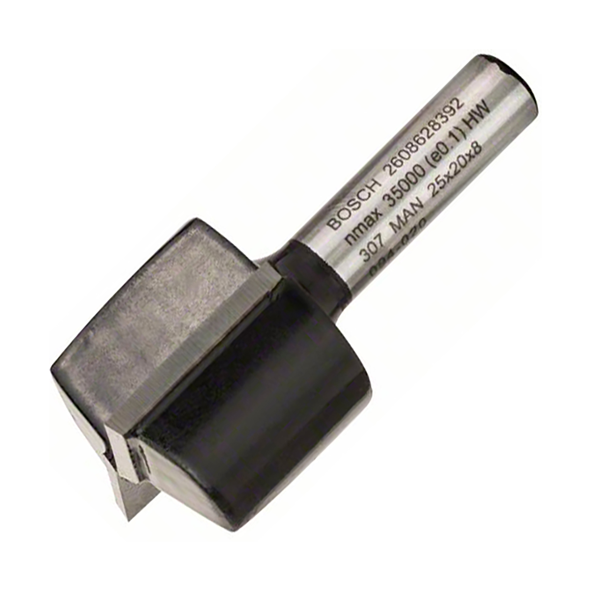 Фреза пазовая прямая "standard for wood" 25 х 20 мм, хвостовик 8 мм (1) "bosch" 2608628392