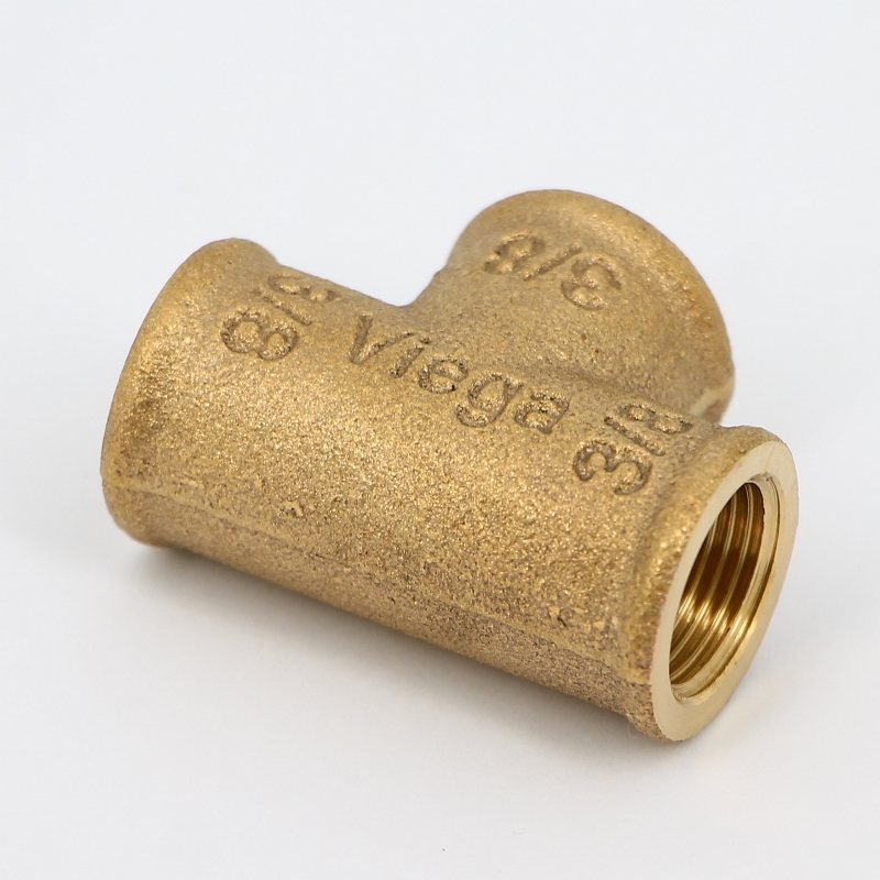 Тройник резьбовой (ВР) 3/8" бронза VIEGA (281809)