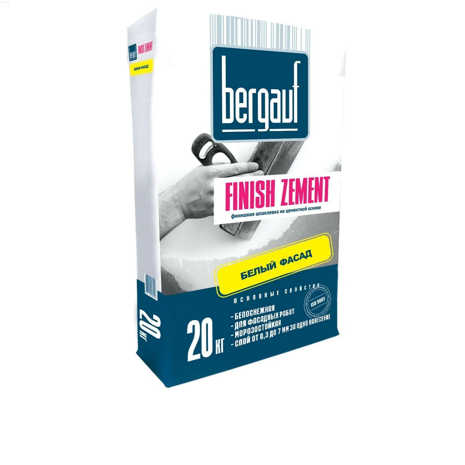 Шпаклевка цементная Bergauf Finish Zement, 20 кг