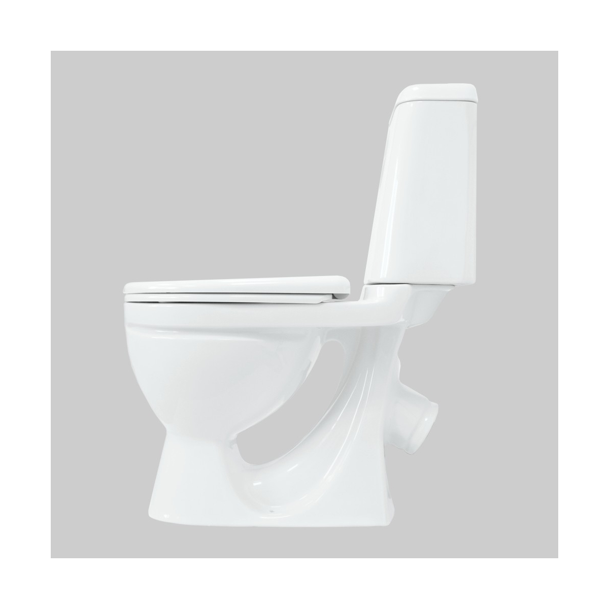 Унитаз напольный "идеал" комфорт белый "sanita" wc.cc/ideal/2-dm/wht.g/s1