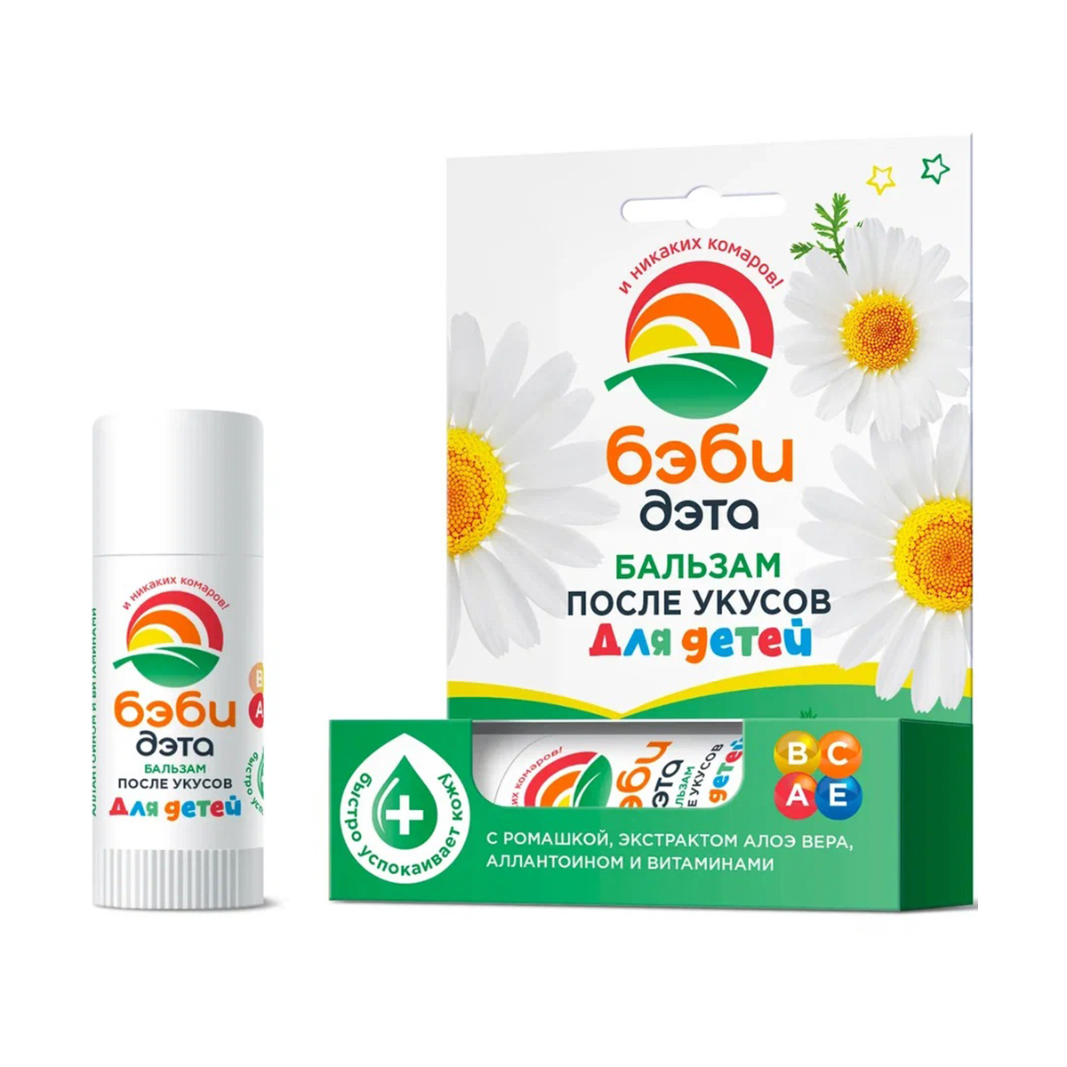 Карандаш-бальзам после укусов насекомых "дэта бэби" 10 мл (1/24)