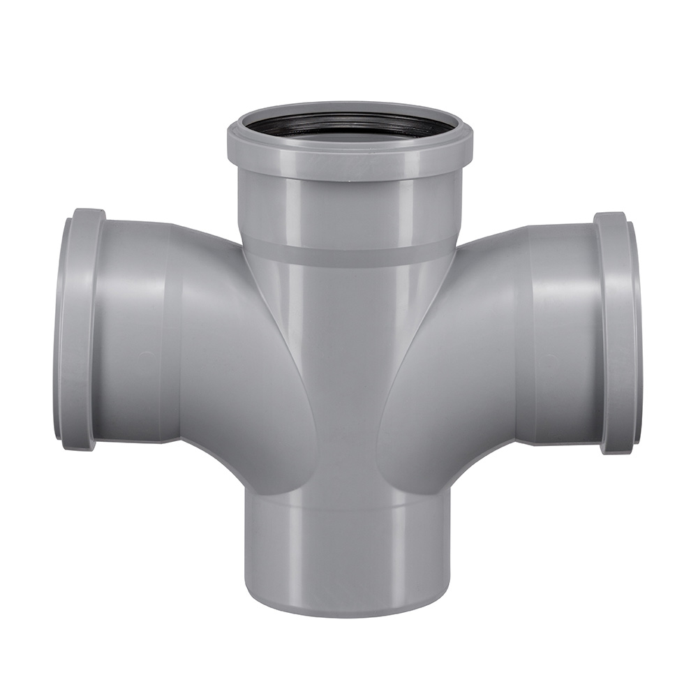 Крестовина 110 х 110 х 110 на 87° с плавным радиальным подключением OSTENDORF HTDAR