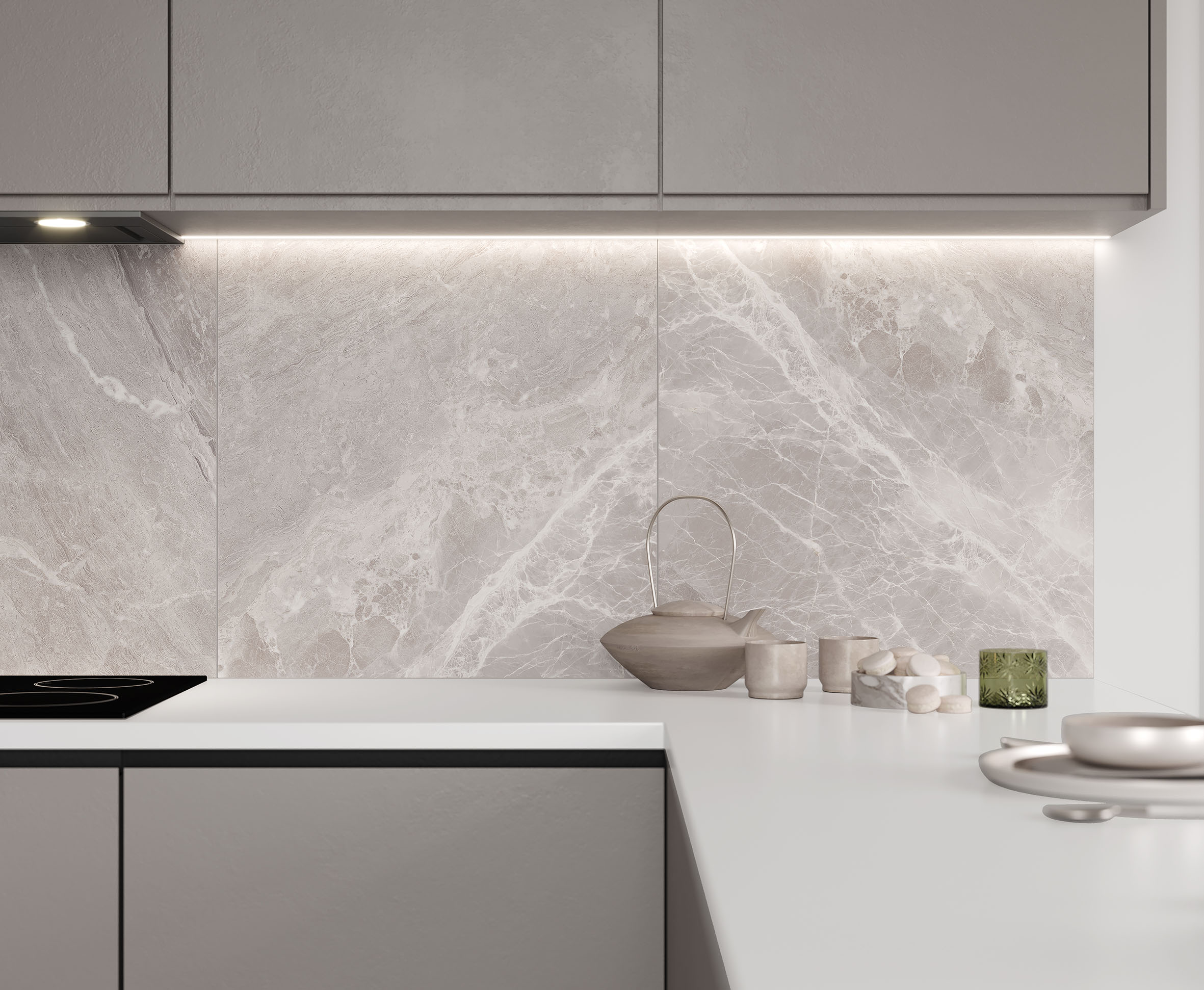 Crystal grey керамогранит серый сатинированный 60x120