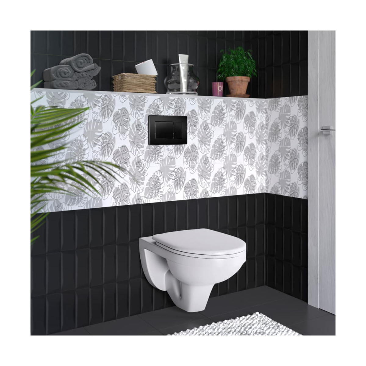 Унитаз подвесной "gamma" белый (1) "berges"