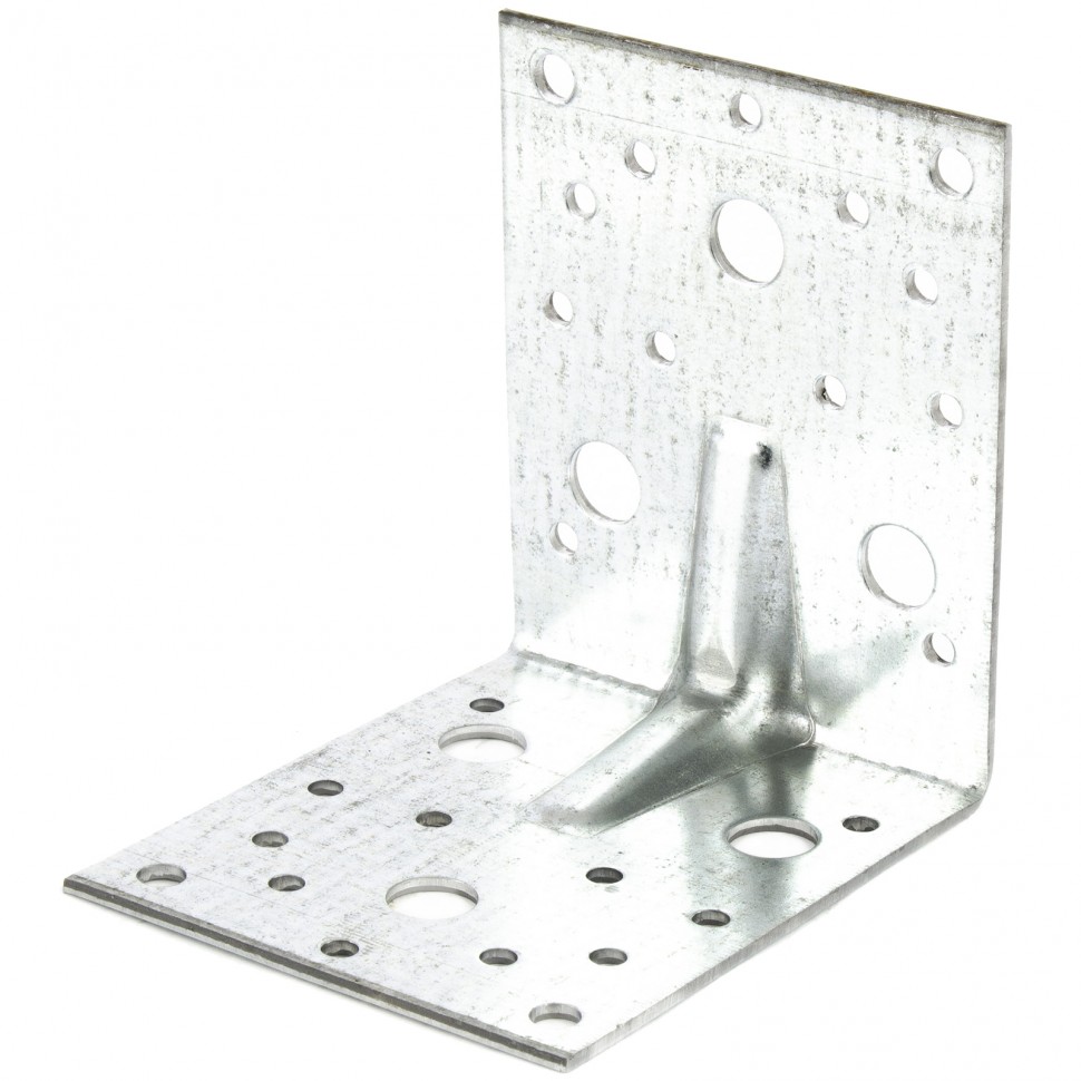 Крепежный уголок усиленный 2.5 мм, KUU 105 x 105 x 90 мм Сибртех (464133)