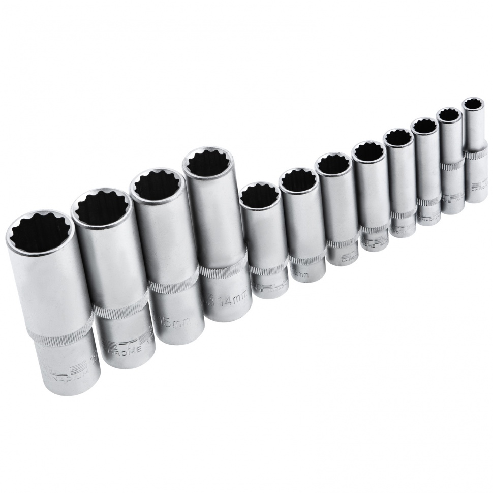 Набор инструментов, 1/2, 1/4, CrV, пластиковый кейс, 94 предмета, двенадцатигранные головки Stels (14118)