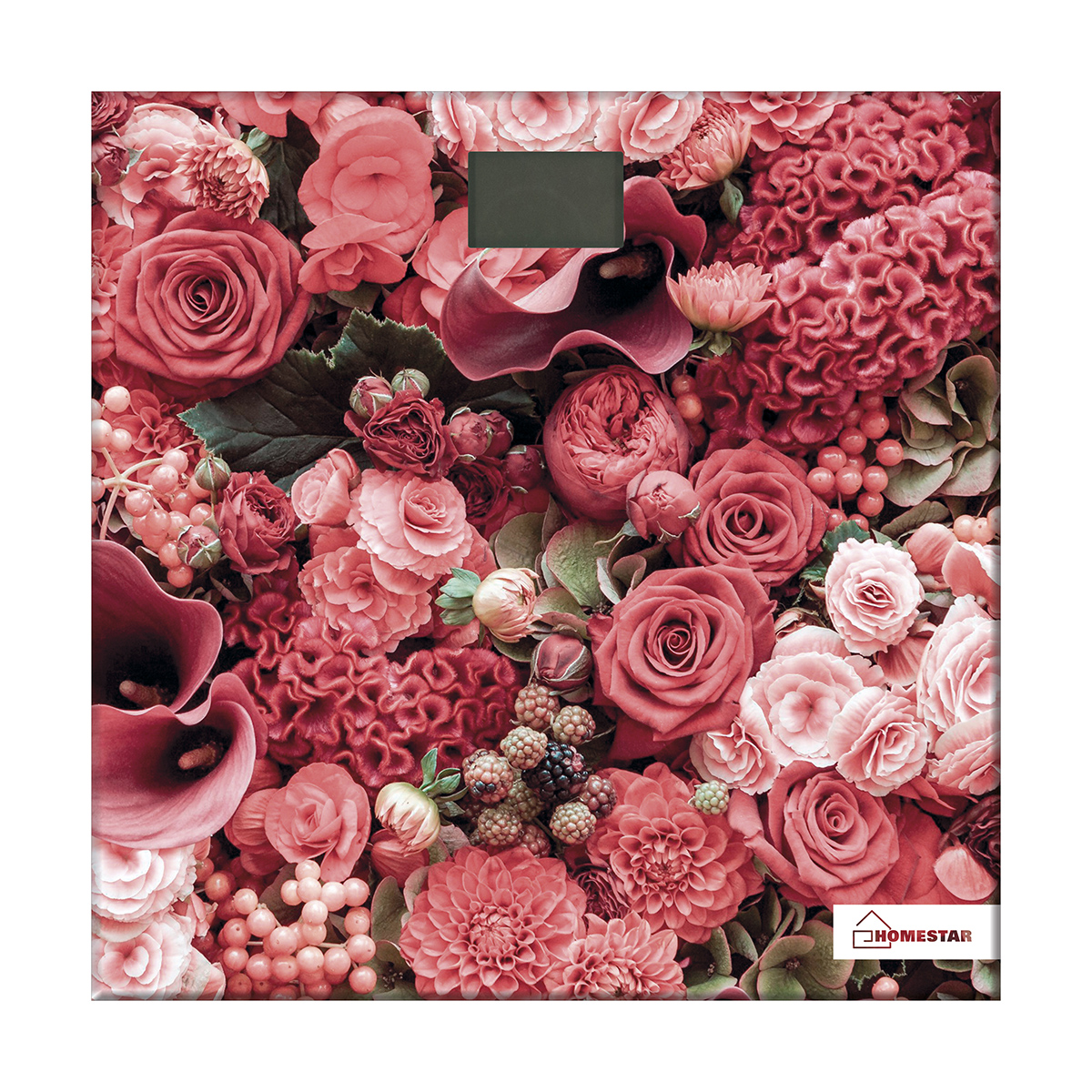 Весы напольные электронные "homestar" hs-6001l (цветы) (1/8)