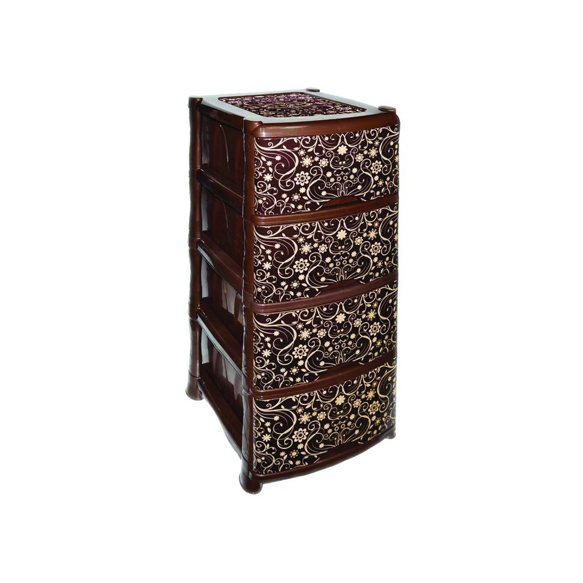 Комод  4-х секцион. (элегант темный) (1) "виолет"