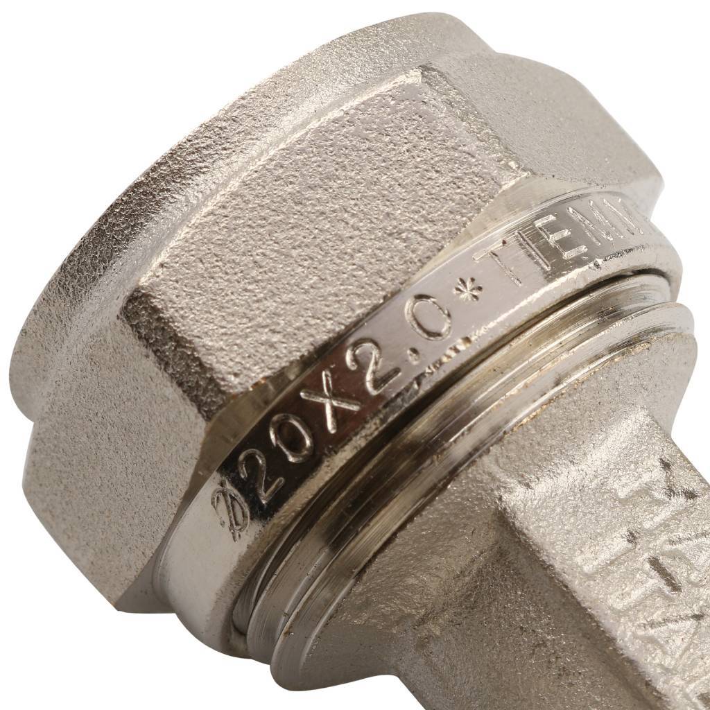 Угол переходной 20 х 3/4'' ВР обжим TIEMME для металлопластиковых труб