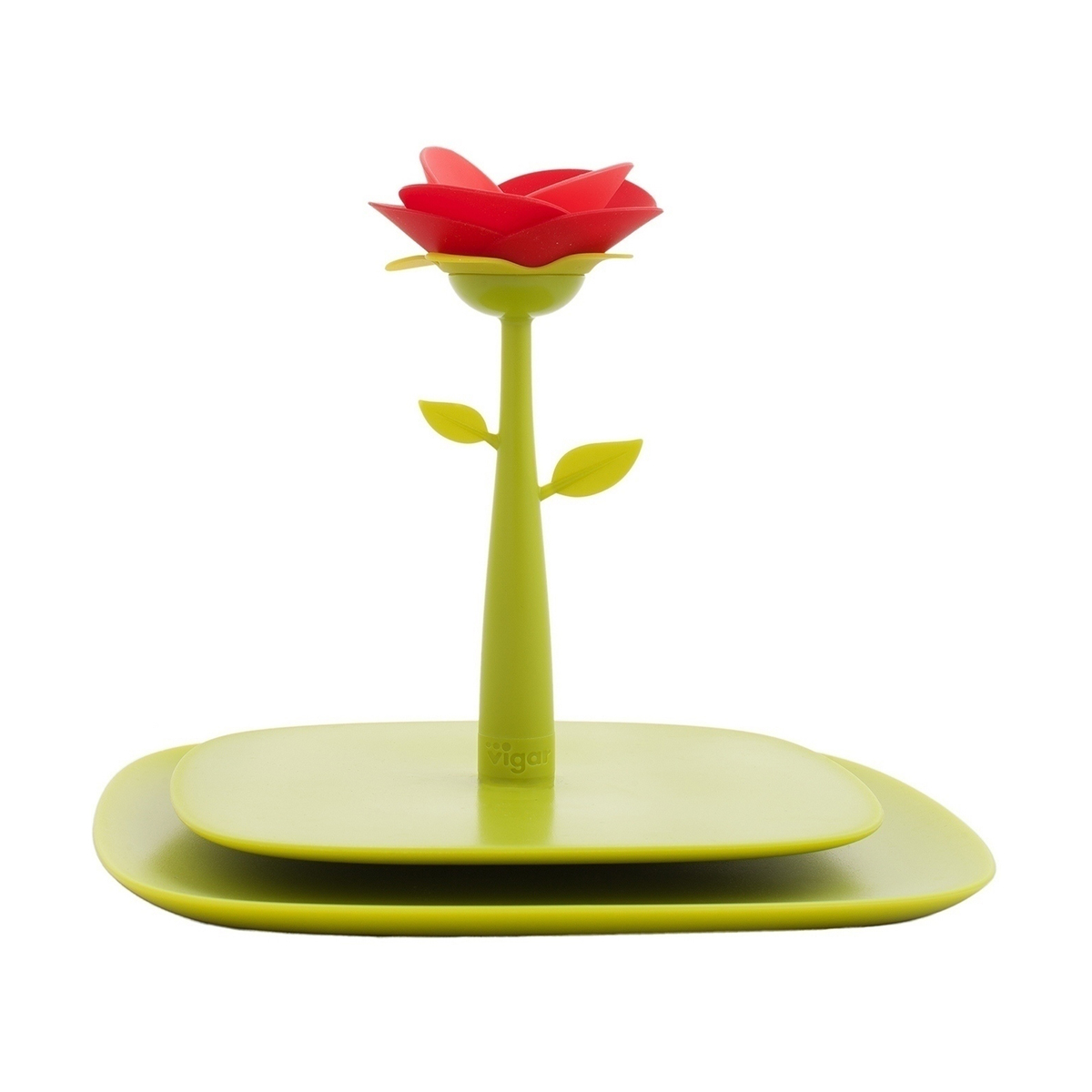 Салфетница "rose" зеленая (1/4) "vigar" 5330