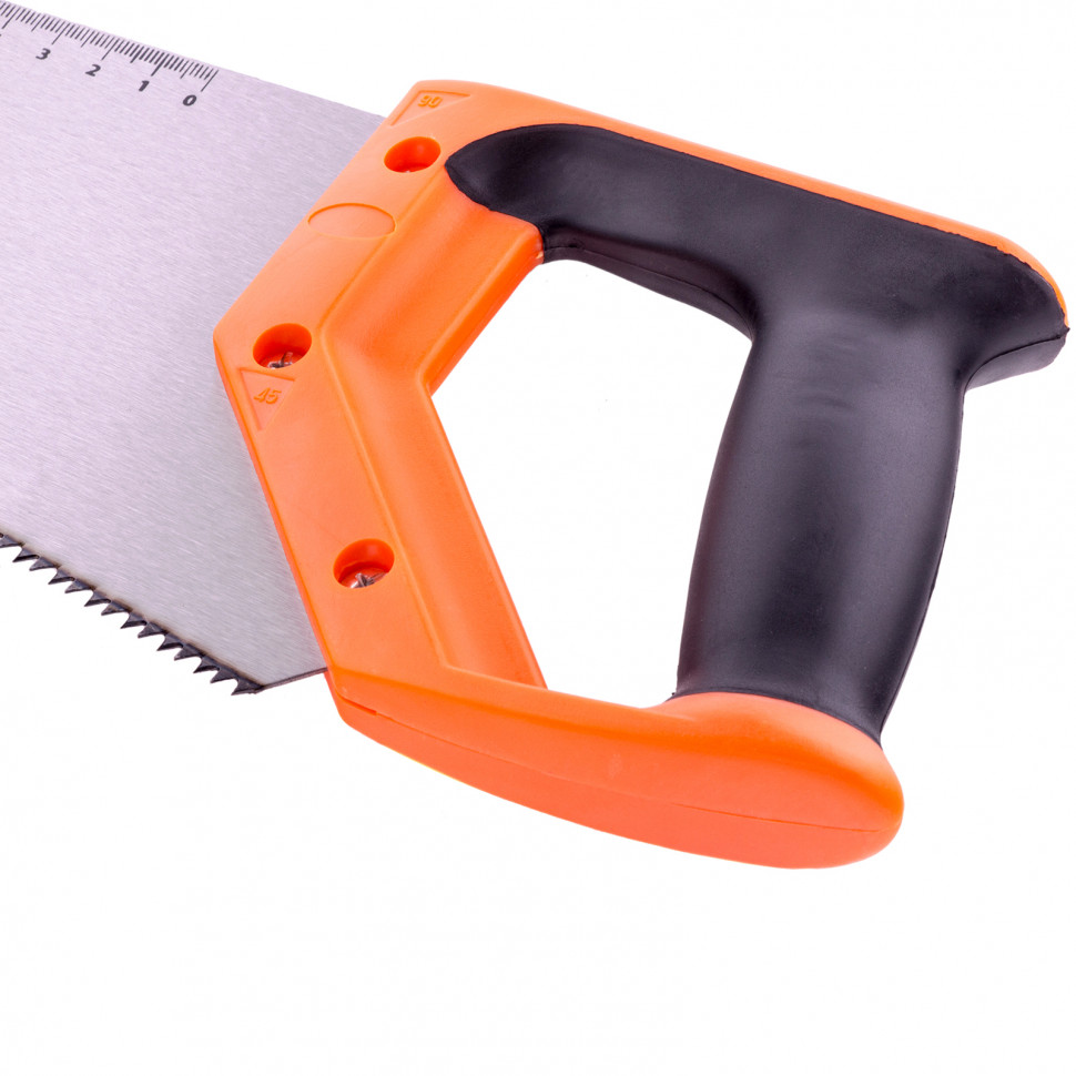 Ножовка по дереву, 450 мм, 7-8 TPI, зуб 2D, каленый зуб, двухкомпонентная рукоятка Sparta (235025)