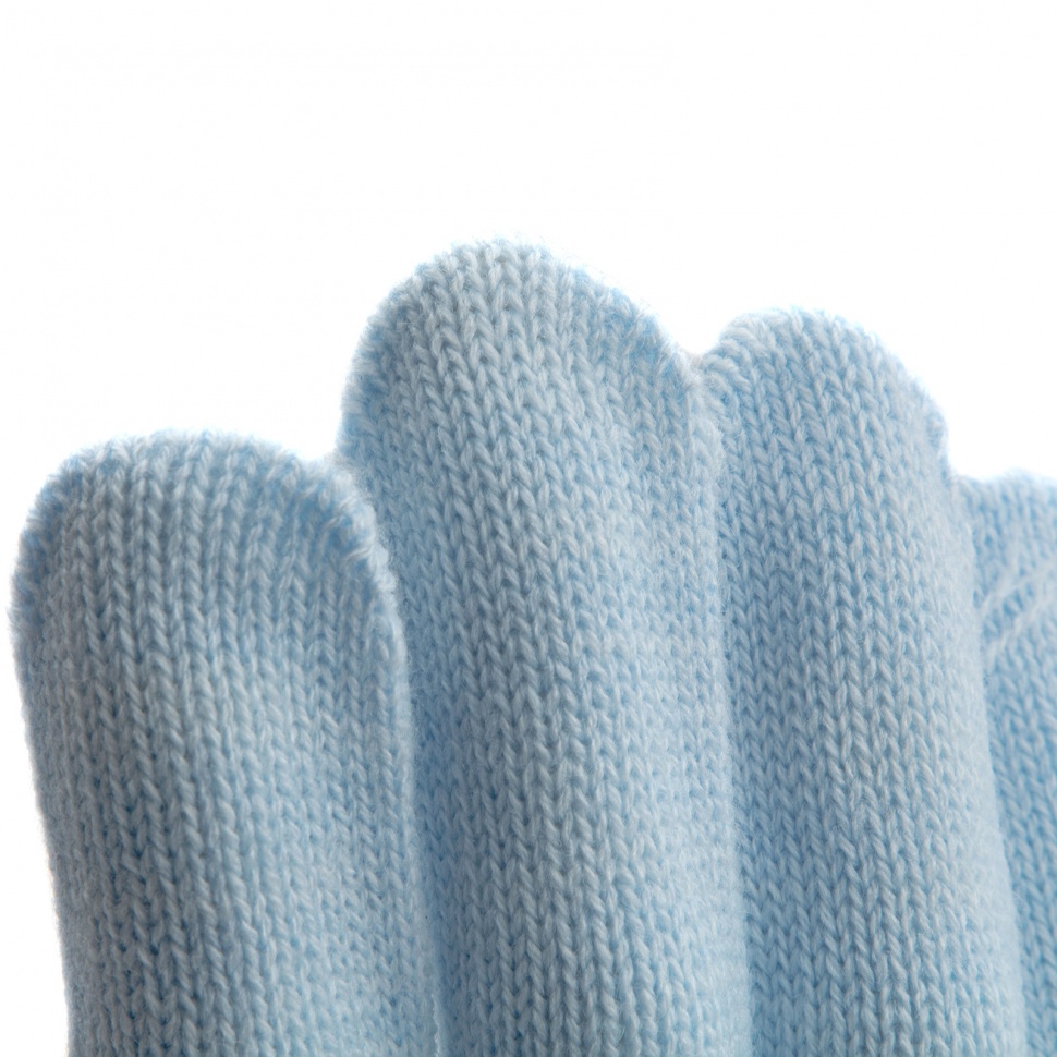 Перчатки трикотажные, акрил, ПВХ гель, "Протектор", цвет зенит, оверлок Сибртех (68666)