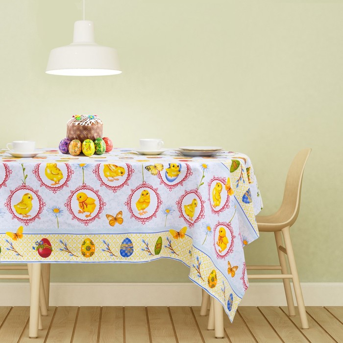 Скатерть "доляна" пасха 145*144 см (1/25) 3042070