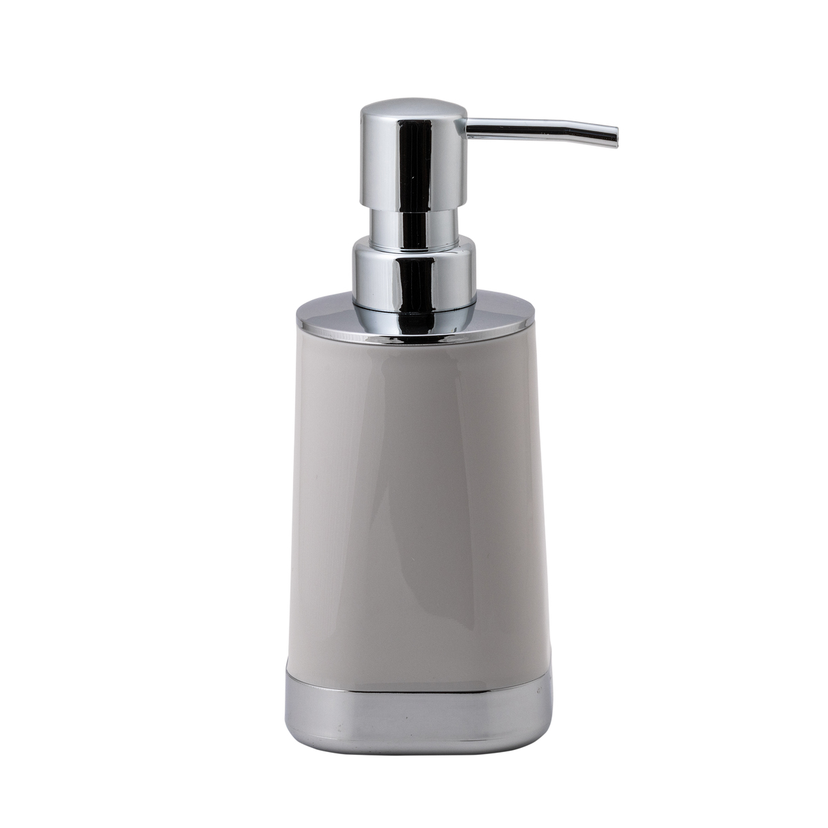 Дозатор для жидкого мыла "gloss" пласт. (светло-серый) (1/12) "swensa" swp-1901lgy-01