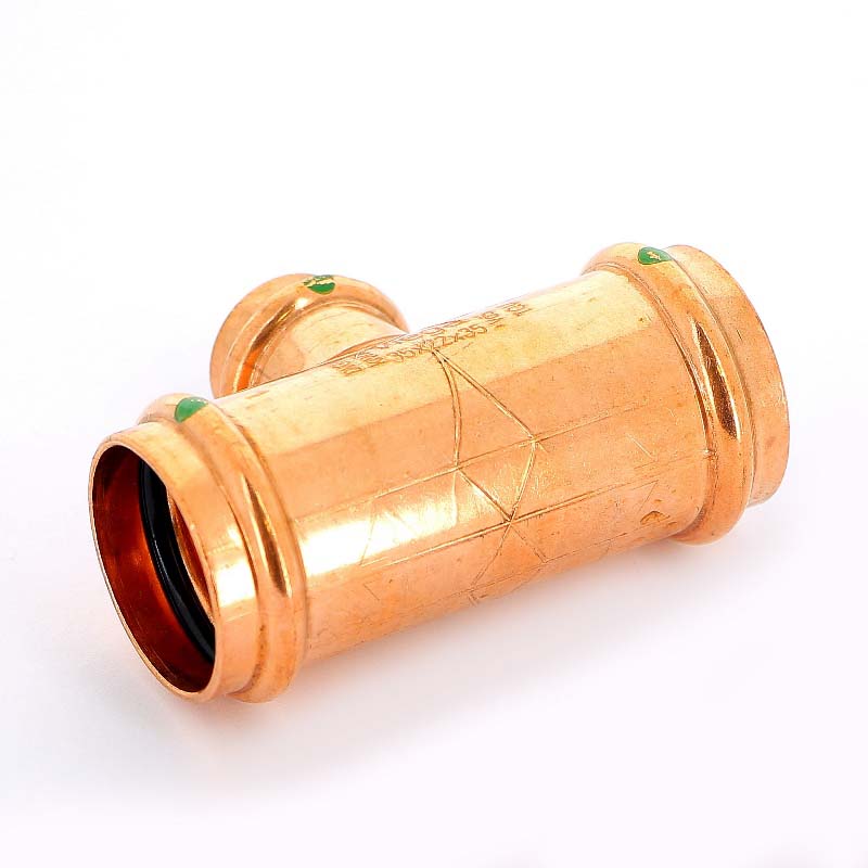 Тройник пресс медный Profipress VIEGA 35х22х35