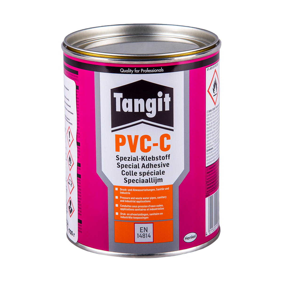 Клей тангит pvc-с для труб из  хпвх  700 г (1/6)  хенкель