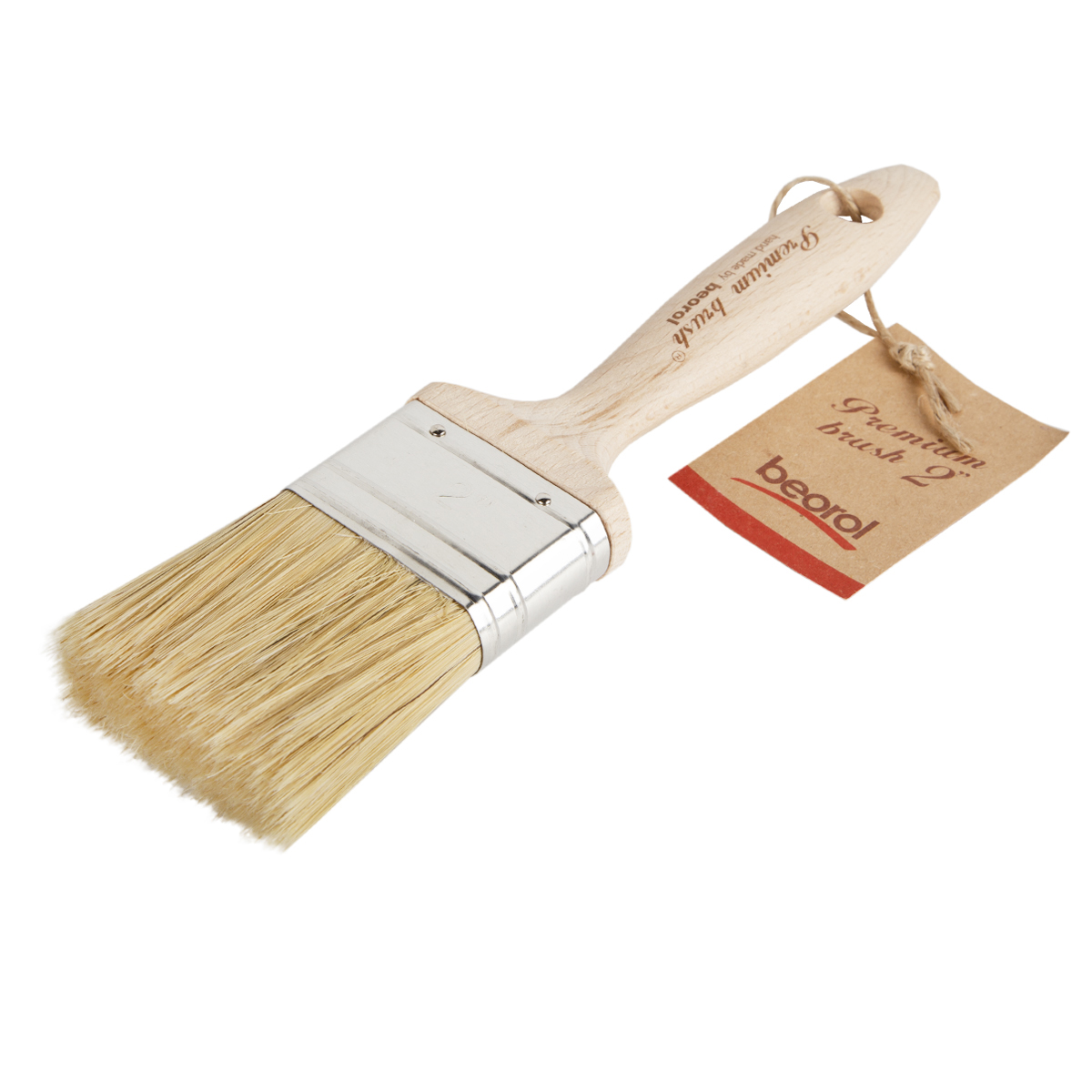 Кисть плоская "premium"  №2  (3/6/180)  "beorol"