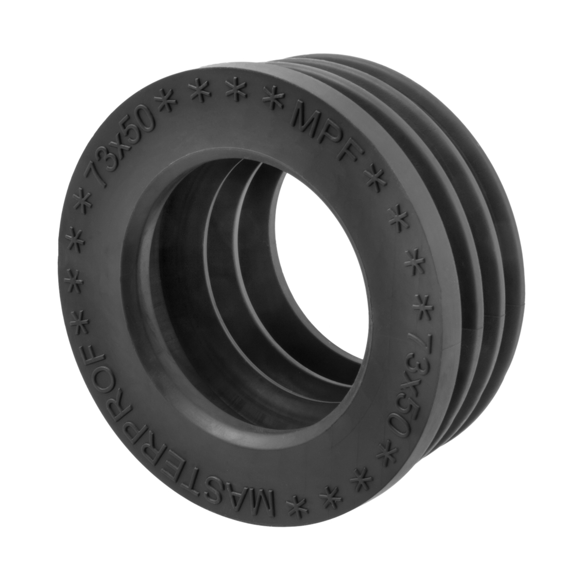 Манжета для канализации тэп d=73 х 50 мм (черная) (10/100) "masterprof"